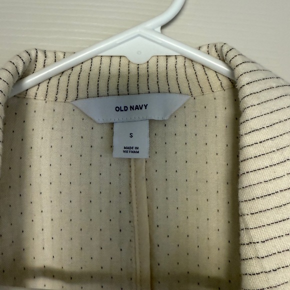 Old Navy Cotton Blazer Ivory/Cream - Picture 2 of 3